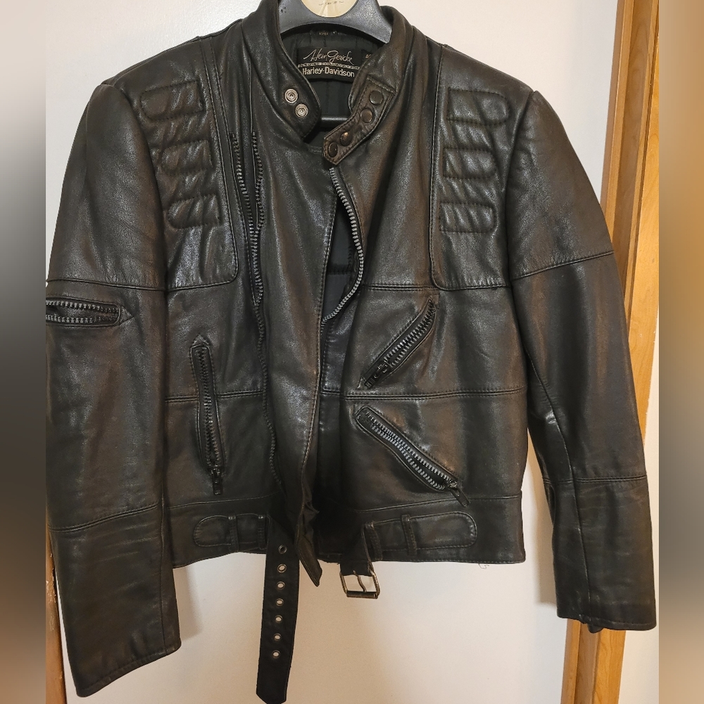 Vintage Hein Gericke Harley Davidson Leather Jacket